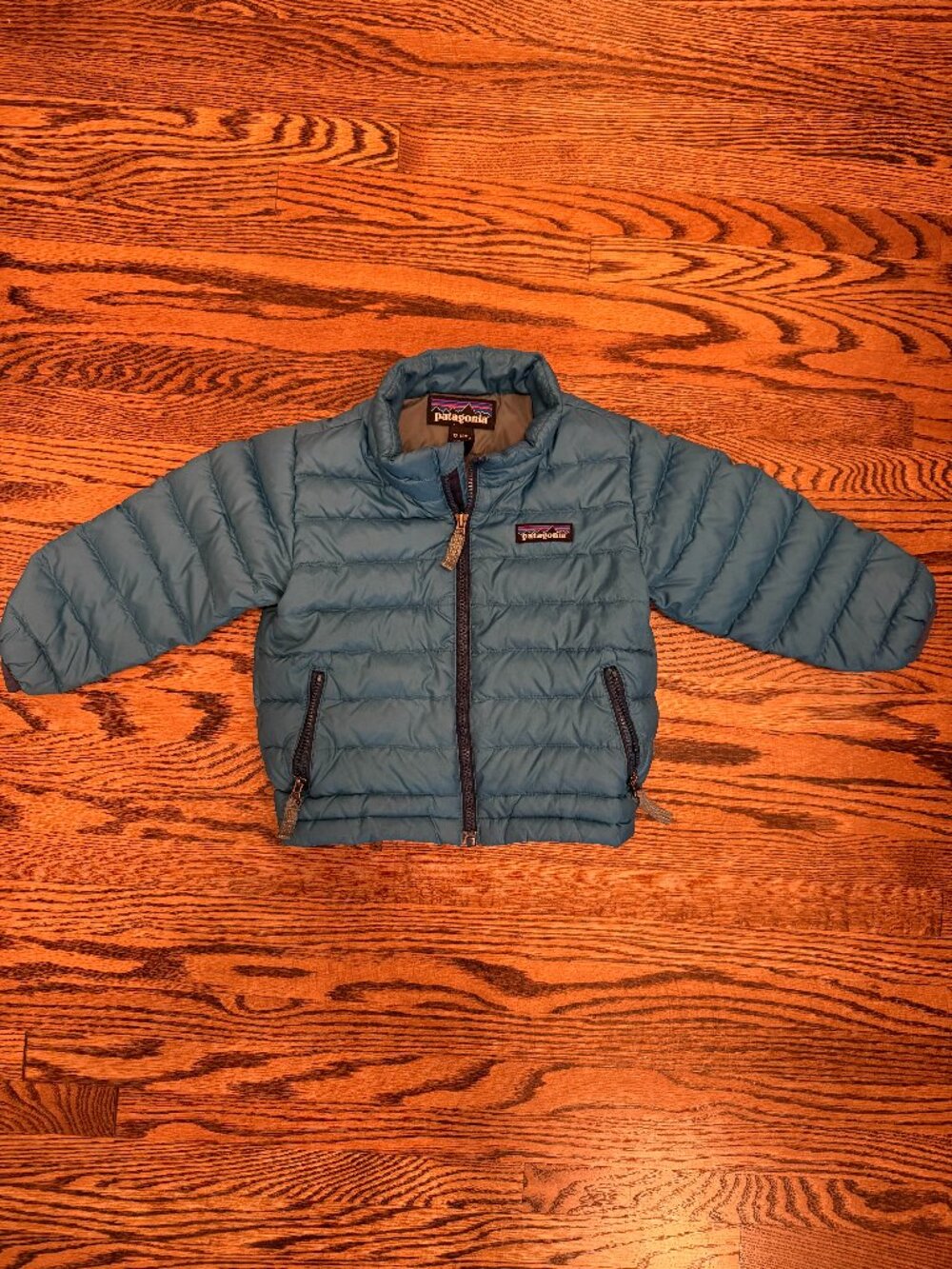 Patagonia Baby Down Sweater Puffer Jacket 12-18M Blue